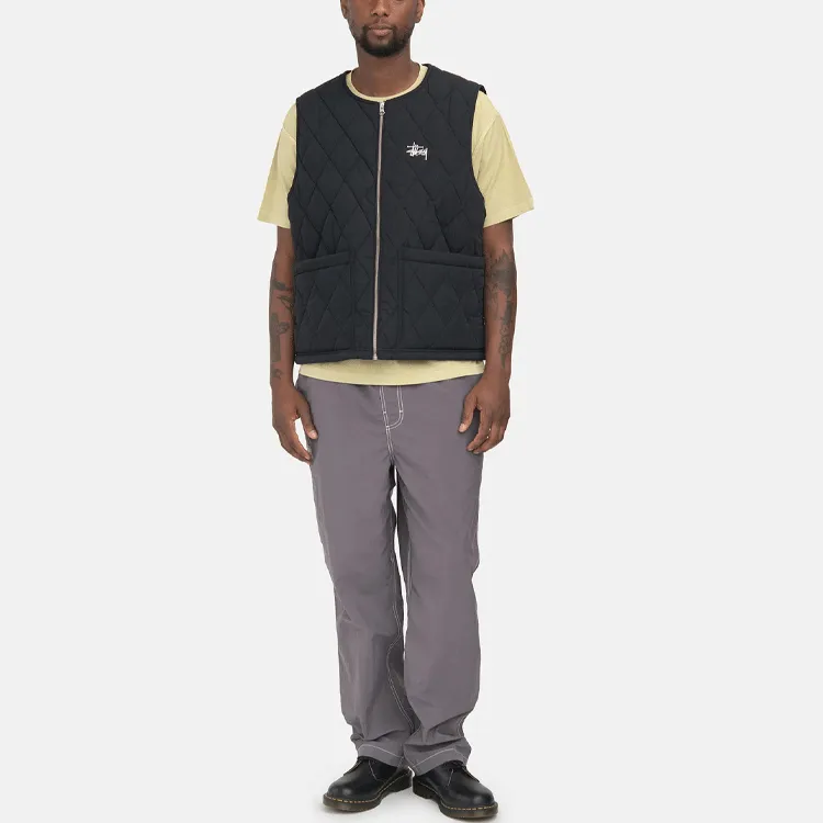 Stussy Diamond Quilted Vest-8