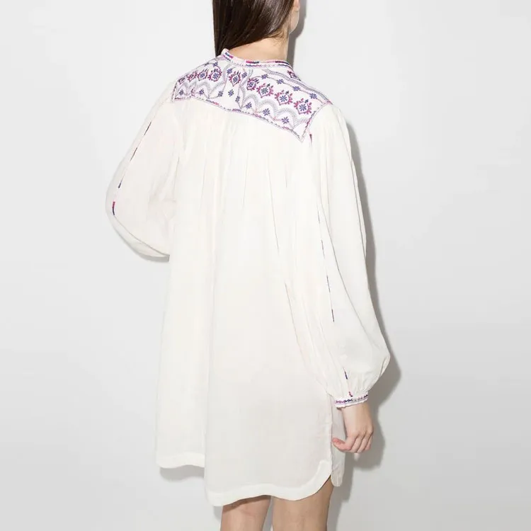 ISABEL MARANT Long-Sleeved Dresses Women's White-2