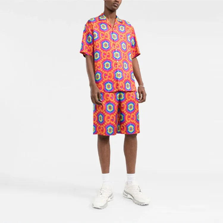 GUCCI Gg Psychedelic Silk Shirt-1