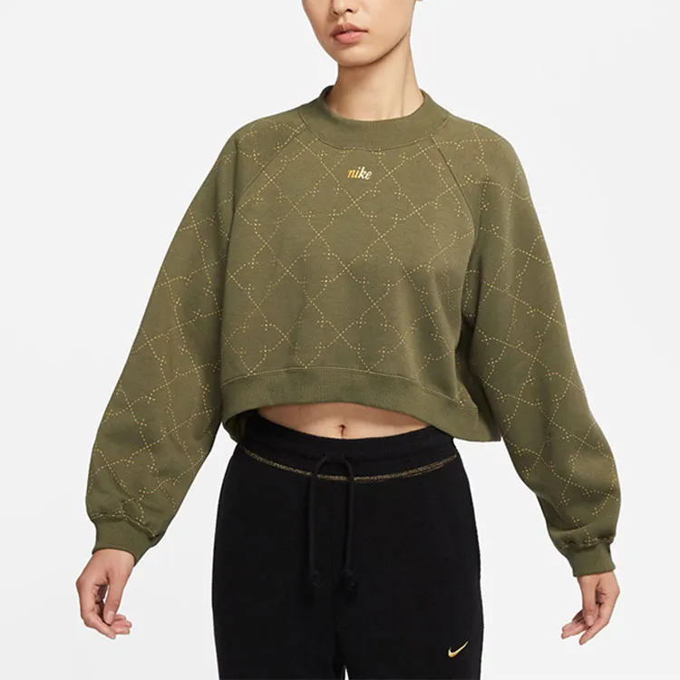 Nike Sweatshirt Winter Women's Green-3