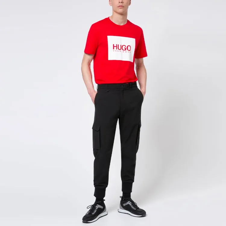 HUGO BOSS T Shirts Men Red-2