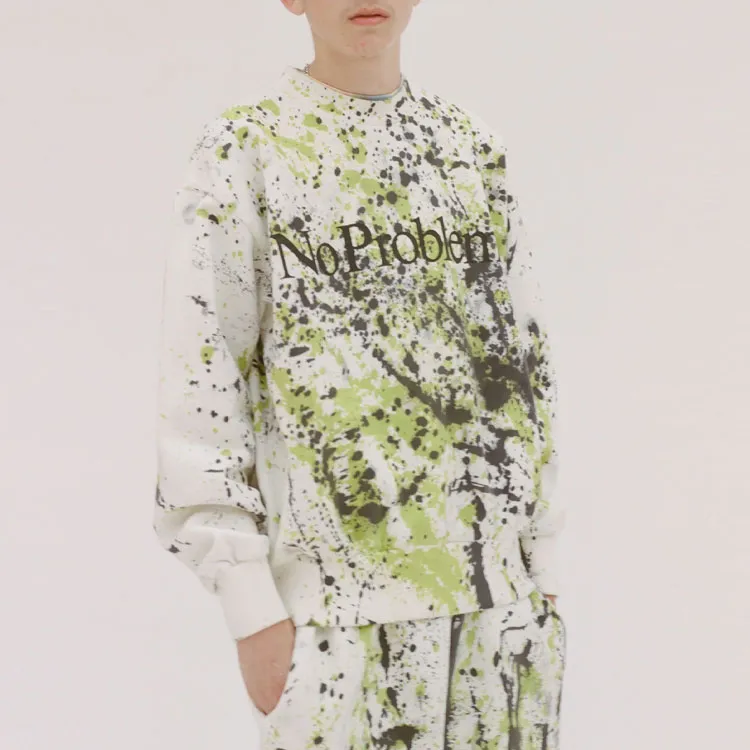 Aries No Problemo Paint print Sweatshirt-7
