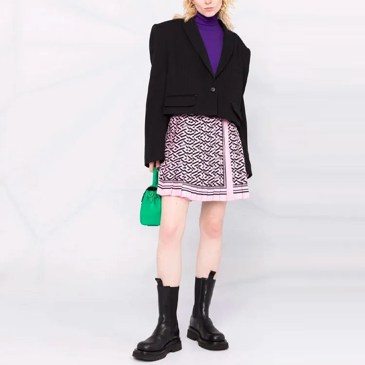 VERSACE Casual Short Skirts Women's Pink-1