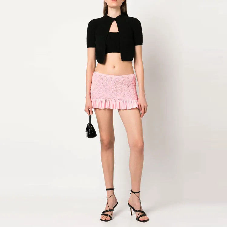 Alexander Wang Layered look Cropped Knitted Top-1