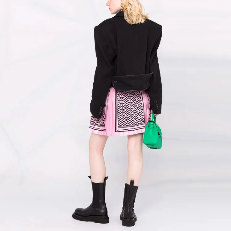 VERSACE Casual Short Skirts Women's Pink-2
