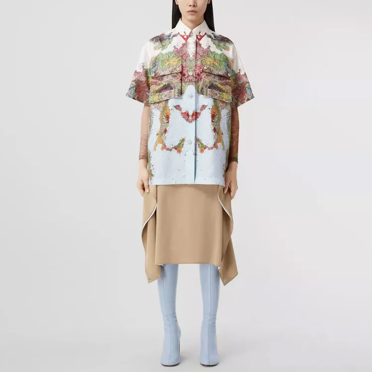 Burberry Casual Long Skirts Women's Soft Yellow Umber-1
