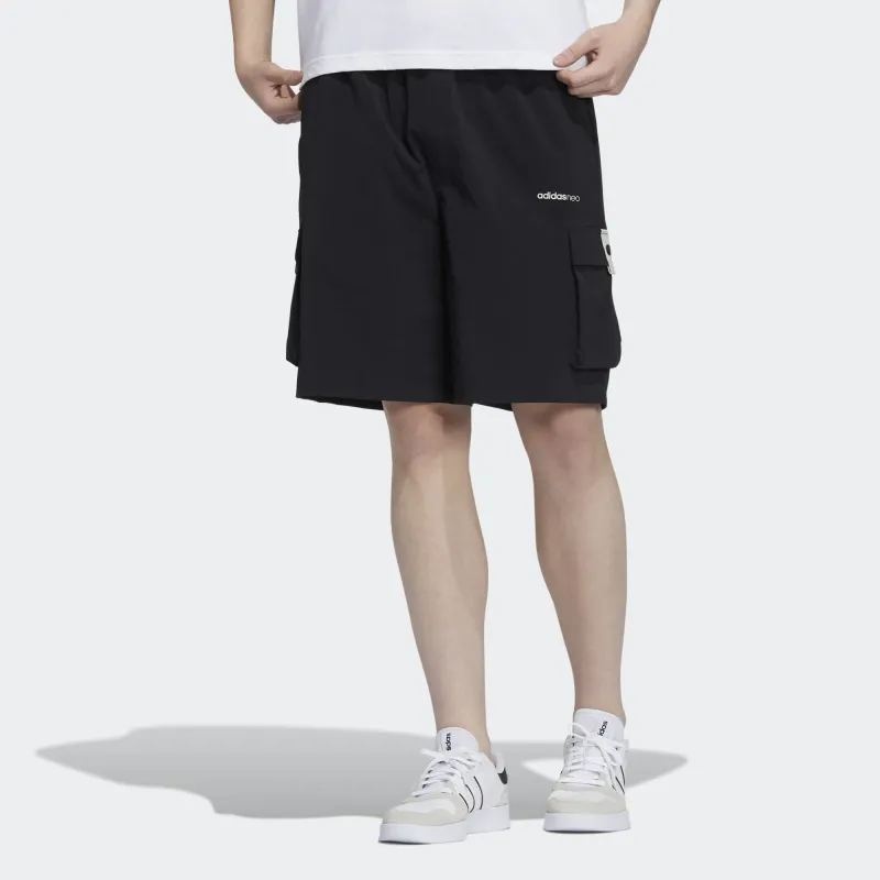 Adidas Neo Casual Shorts Men's Black-3
