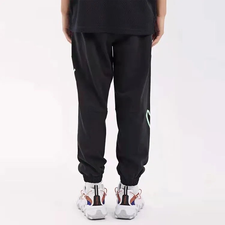Lng X LINING Knitted Sweatpants Men Black-2