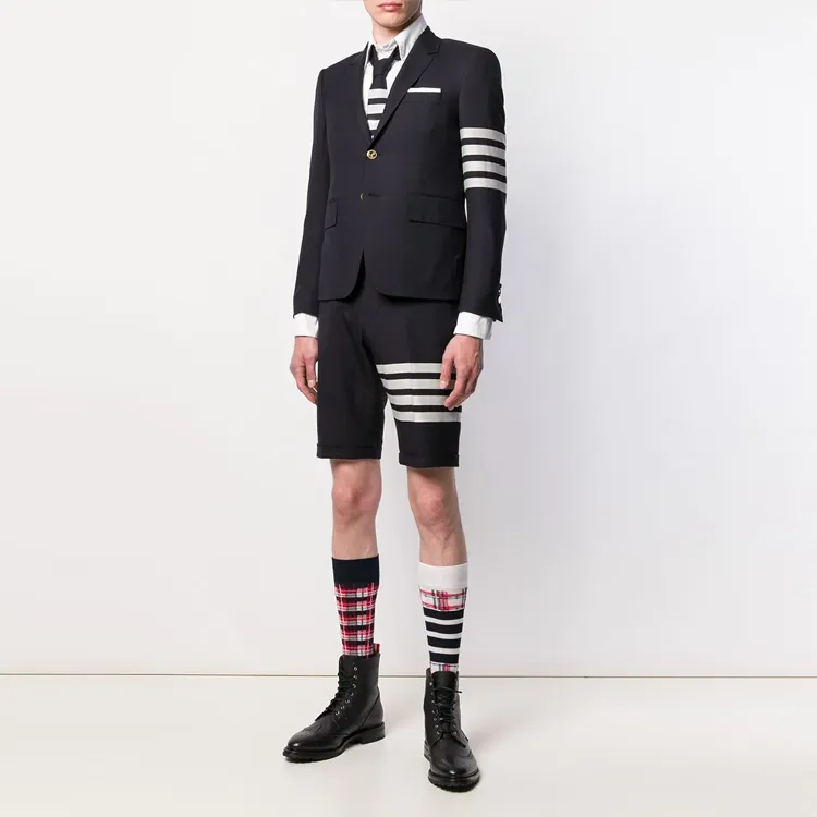 THOM BROWNE Business Suits Men Blue-1