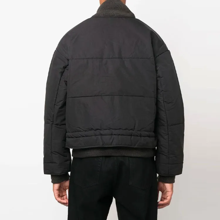 DIESEL Front Zip Padded Bomber Jacket-3