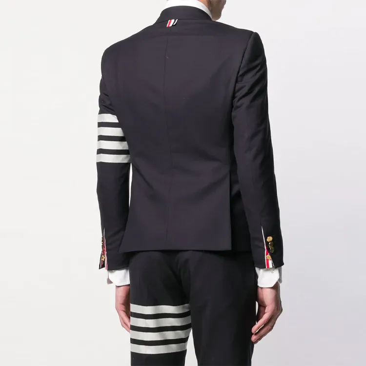 THOM BROWNE Business Suits Men Blue-2