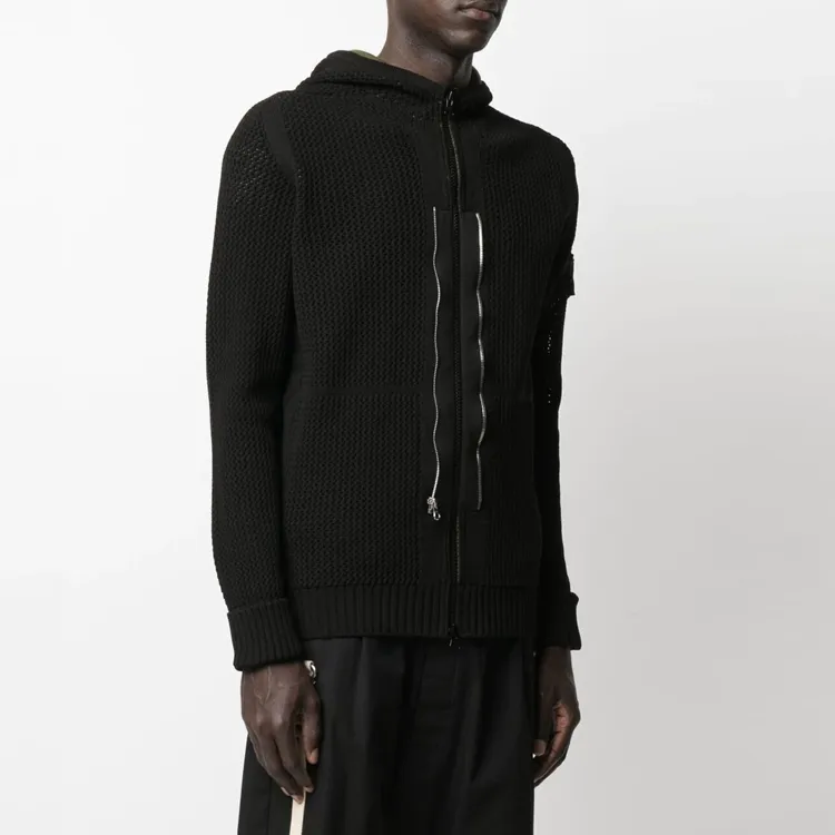 STONE ISLAND SS21 Fitted Knitwear Men's Black-3