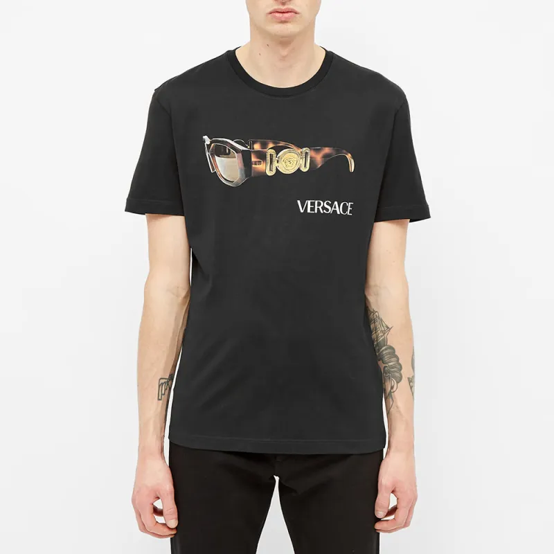 VERSACE T Shirts Men Black-2