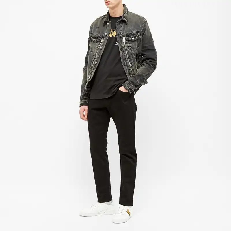 VERSACE T Shirts Men Black-4