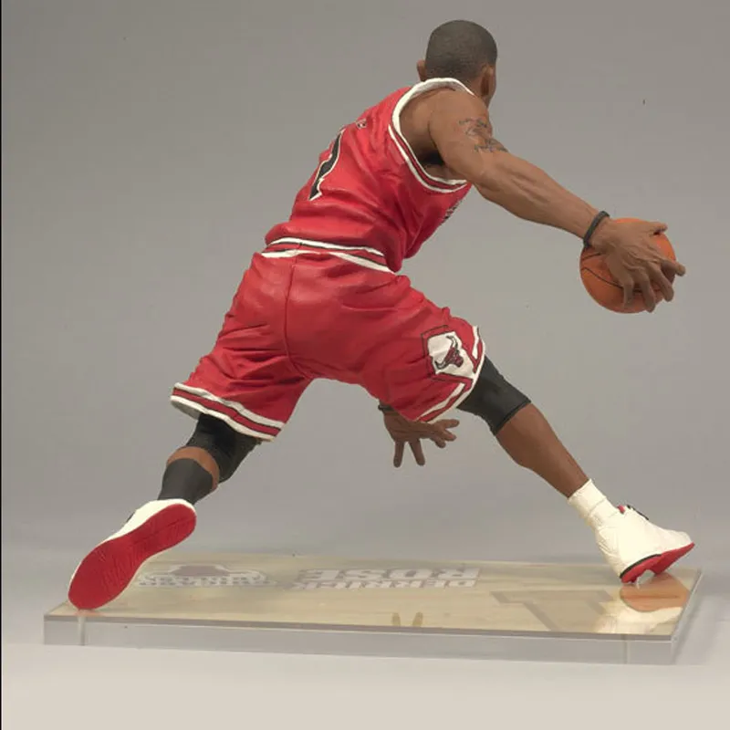 McFARLANE NBA Player Character No. 17, Derrick Rose Scale Figures-4