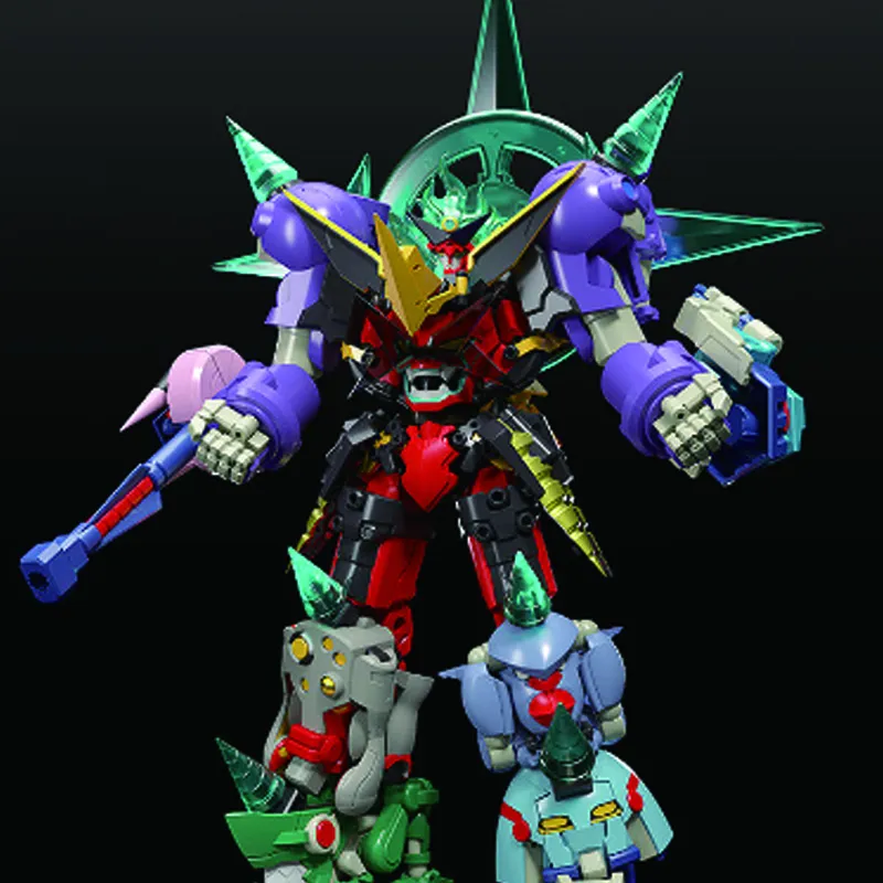 GSC THE Fitted Tengen Toppa Gurren Lagann Red Lotus Shell Infinite Fitted Red Lotus Shell Assembled Models 24cm-2