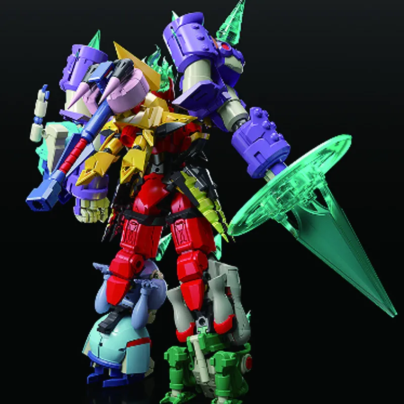 GSC THE Fitted Tengen Toppa Gurren Lagann Red Lotus Shell Infinite Fitted Red Lotus Shell Assembled Models 24cm-3