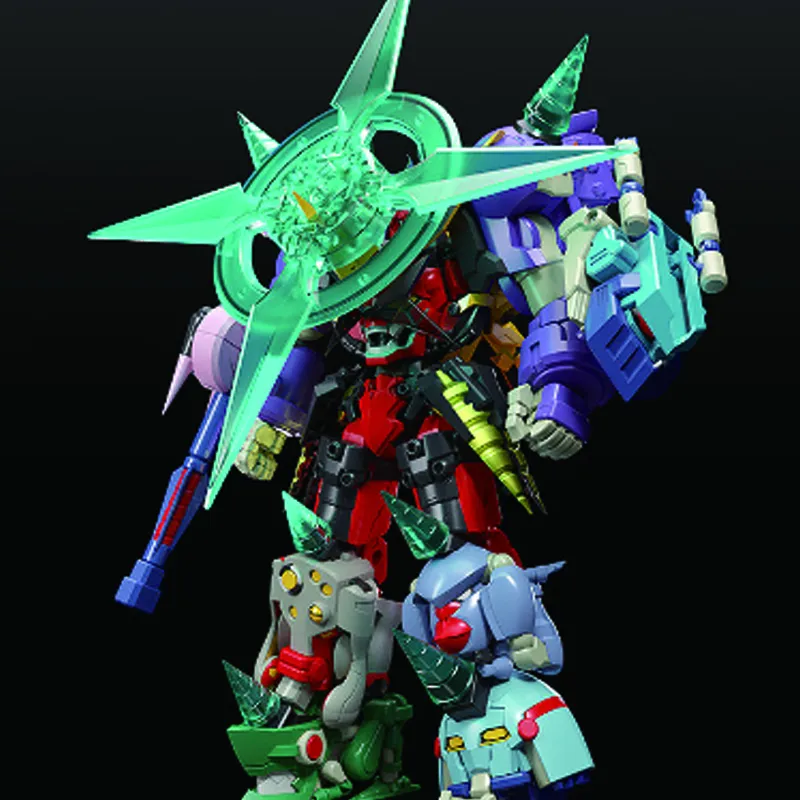 GSC THE Fitted Tengen Toppa Gurren Lagann Red Lotus Shell Infinite Fitted Red Lotus Shell Assembled Models 24cm-4