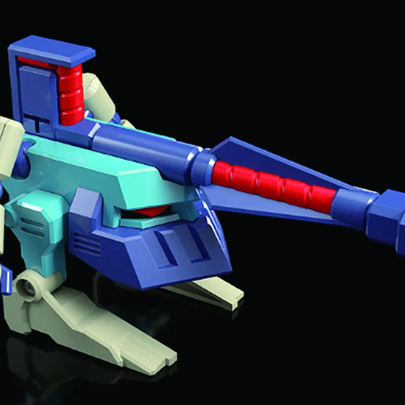 GSC THE Fitted Tengen Toppa Gurren Lagann Red Lotus Shell Infinite Fitted Red Lotus Shell Assembled Models 24cm-8