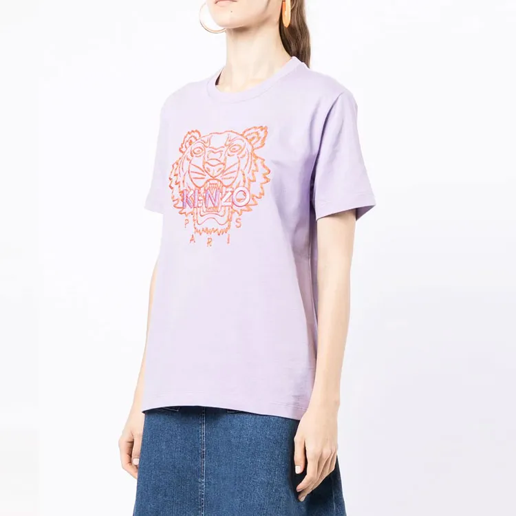 KENZO T-Shirts Women's Purple-3