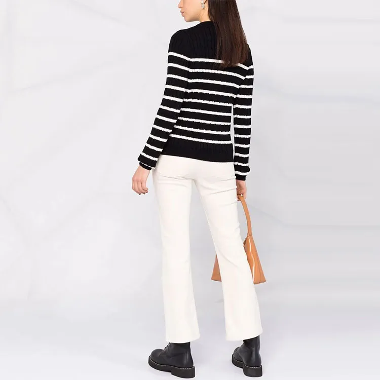 RED VALENTINO FW21 Slim Fit Sweater Women's Black-2