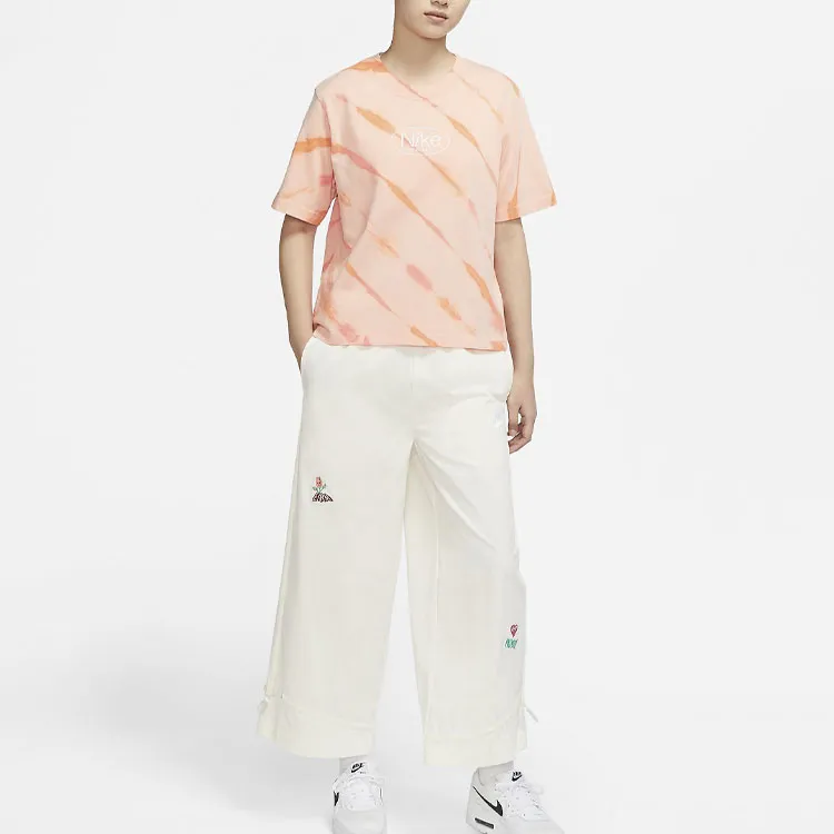 Nike T Shirt Women's Orange Pink-2