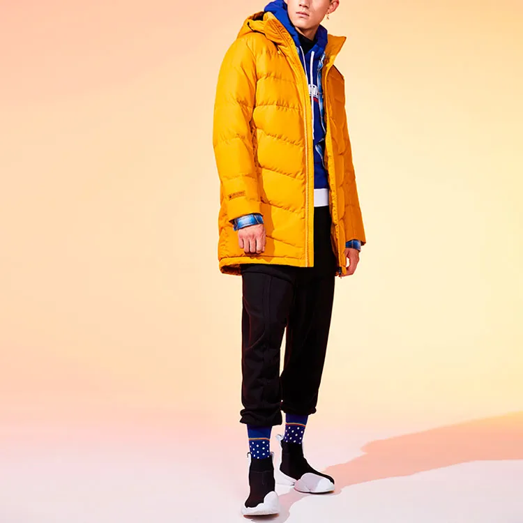 Anta Basketball Collection Down Jacket Winter Men's Yellow-3