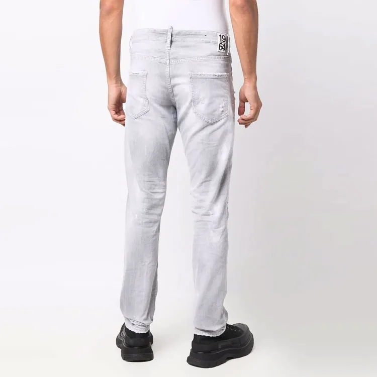 DSQUARED 2 Mid rise Distressed Jeans-2