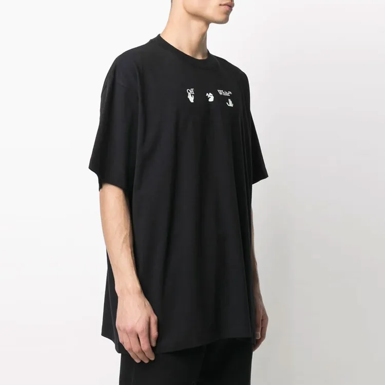 OFF WHITE SS21 T Shirt Loose Fit Men's Black-5