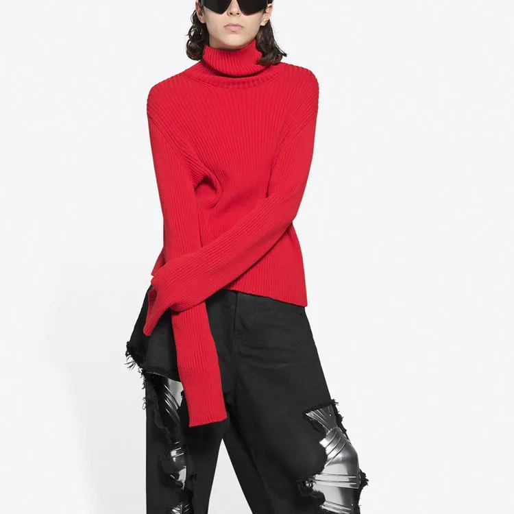 Balenciaga Sweaters Men Red-2