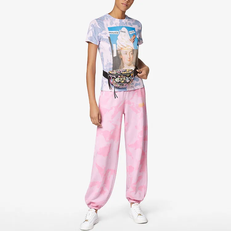 VERSACE JEANS COUTURE SS21 T Shirt Women's Pink-5