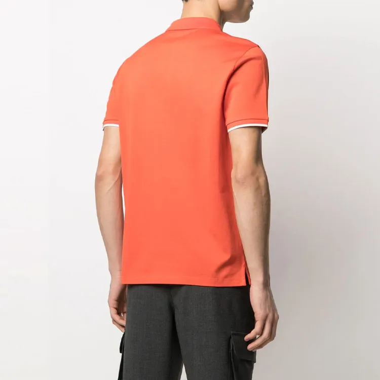 Moncler FW21 Polo Shirts Men Orange-1