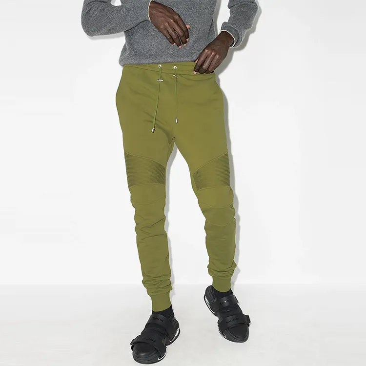 BALMAIN Knitted Sweatpants Men Green-1