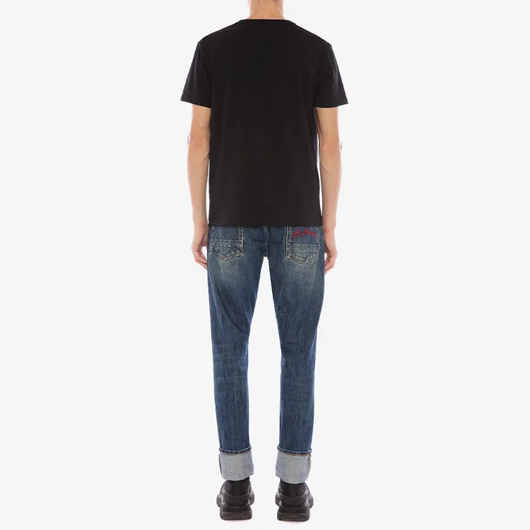 Alexander McQueen Logo Printed Crewneck T Shirt-2