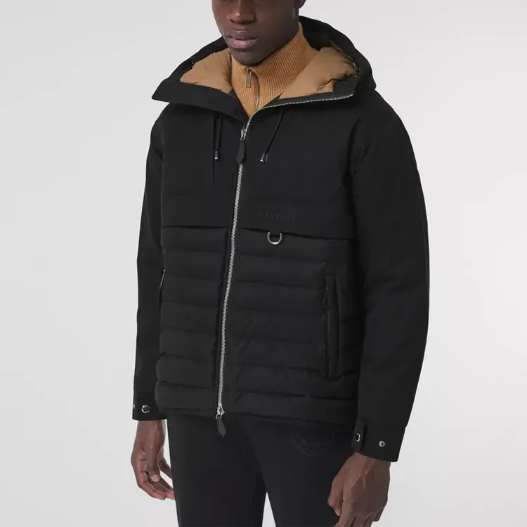 Burberry Down Jacket Fall And Winter Coat Men's Black 8046970-3