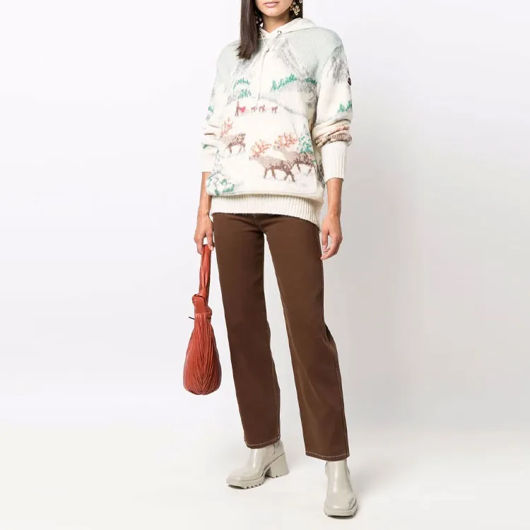 Moncler Patterned Hoodie 'Multicolor'-1