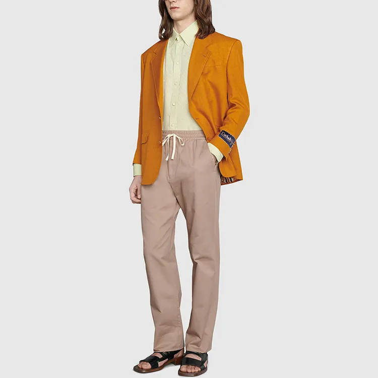 GUCCI Drawstring Twill Pants-1
