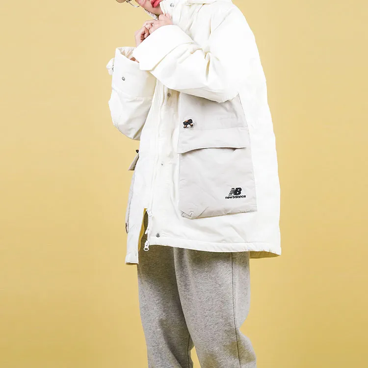 New Balance Puffer Jackets Women's White-10