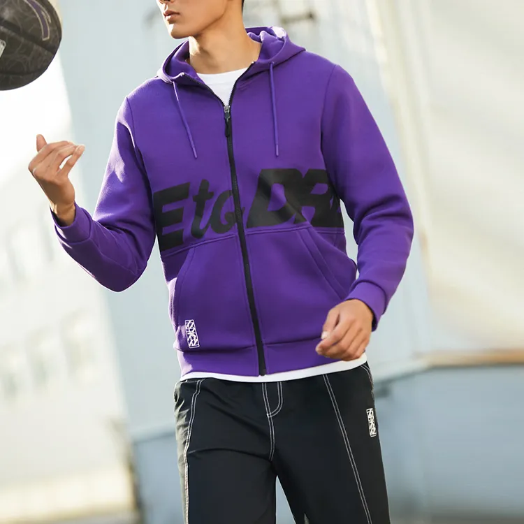 Anta Basketball Collection Jacket Men's Persian Purple-3