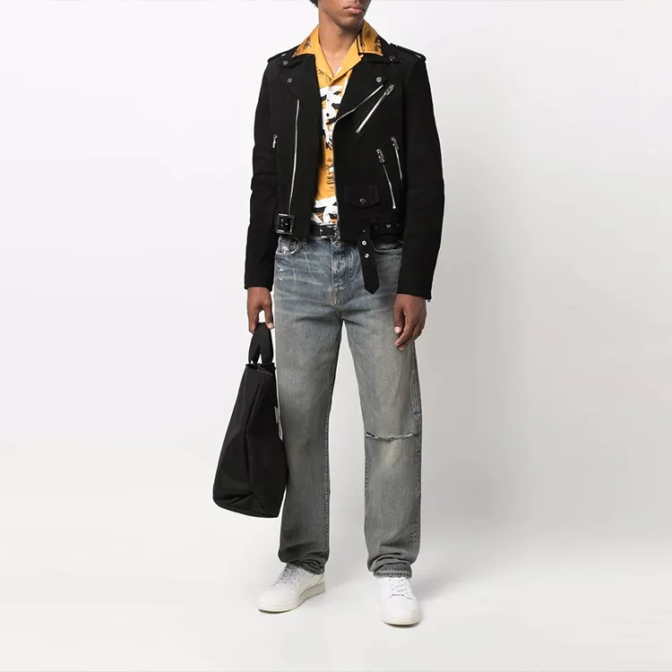 AMIRI Perfecto Suede Jacket-1