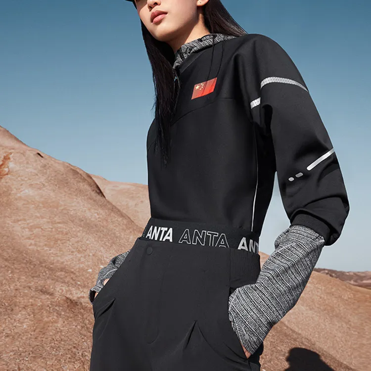ANTA Sweatshirts Women's Black-5