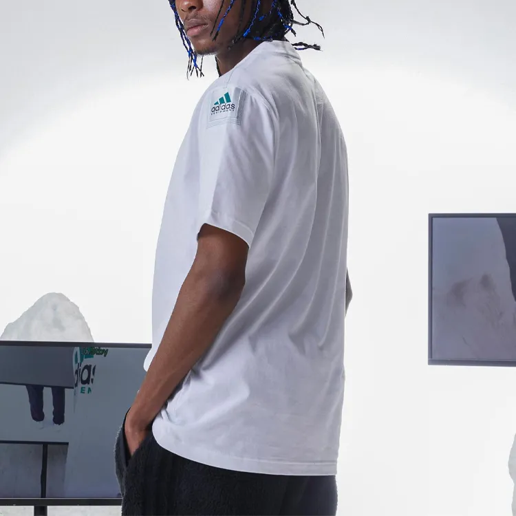 adidas originals Men's EQT Logo Tee White-4