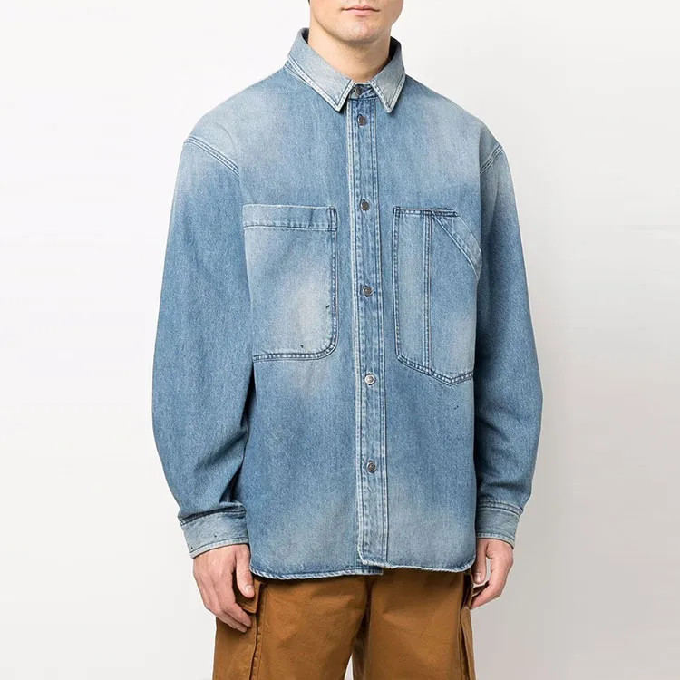 DIESEL Shirts Men Blue-2
