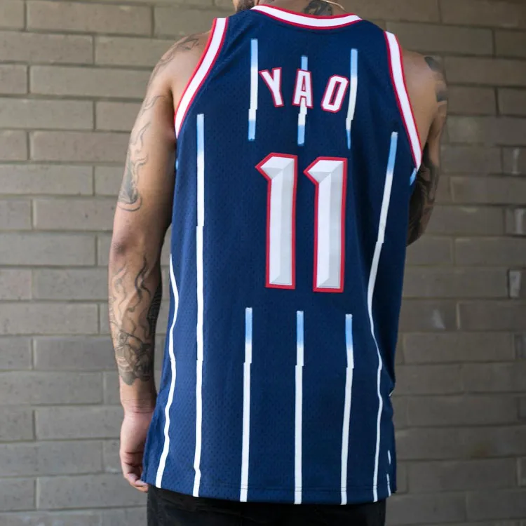 Mitchell & Ness Houston Rockets Road 2002 03 Yao Ming Swingman Jersey-10