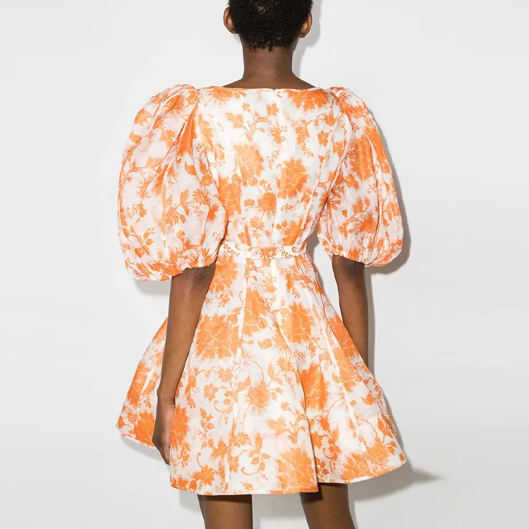 Zimmermann Short-Sleeved Dresses Women's Orange-3