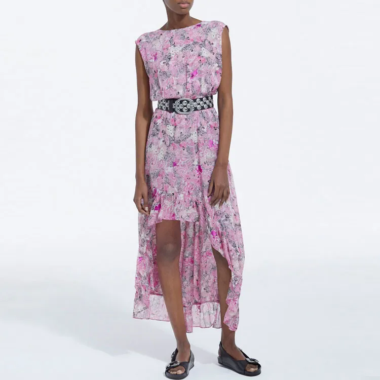 THE KOOPLES Sleeveless Dresses Women's Pink-1