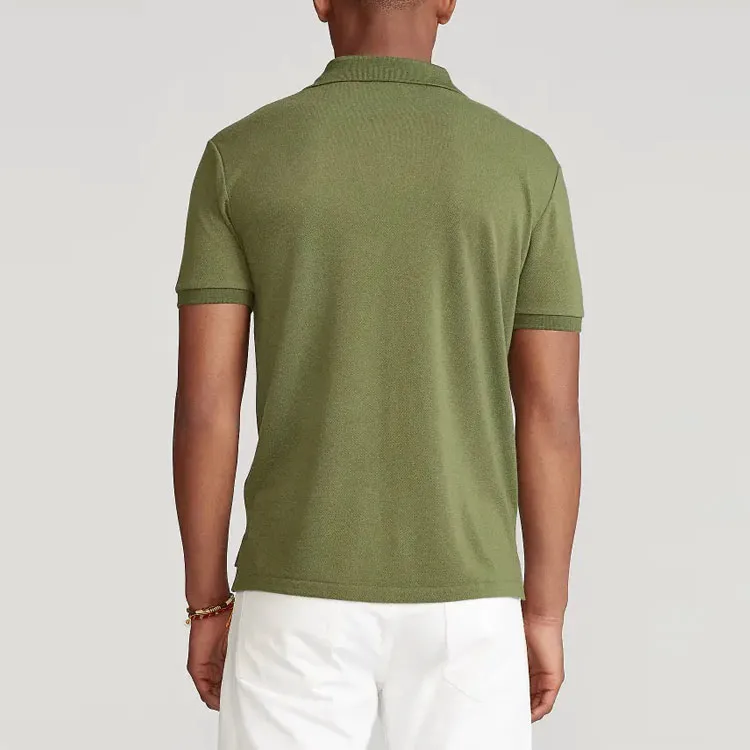 Polo Ralph Lauren SS22 Polo Shirt Men's Olive Green-3