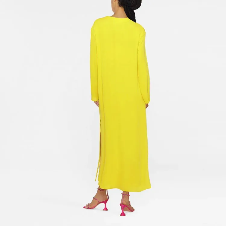 Valentino Long-Sleeved Dresses Women's Yellow-2