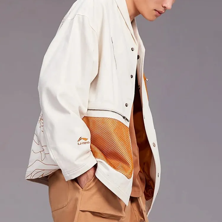 LiNing Jackets Men White-4