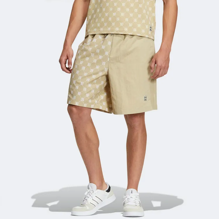 Adidas Neo Shorts Men's Brown Yellow-1